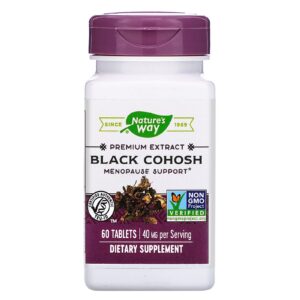 Comprar Nature's Way, Black Cohosh, 40 mg, 60 Tablets