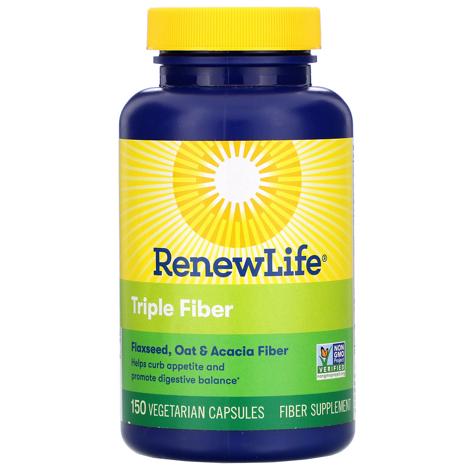 Comprar Renew Life, Triple Fiber, 150 Vegetarian Capsules