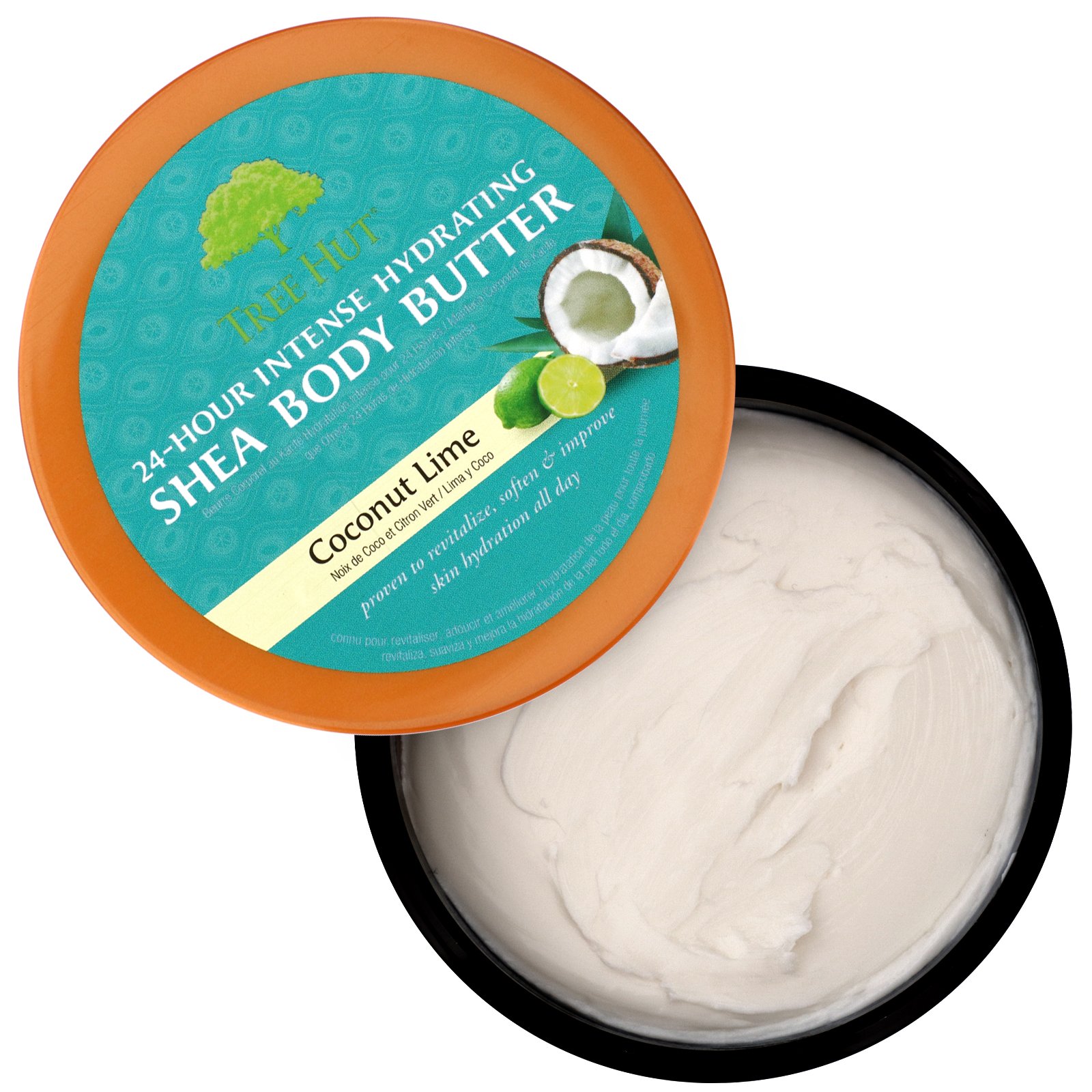 Comprar Tree Hut, Manteiga de Karité Hidratante Corporal Intensa 24h, Lima e Coco, 7 oz (198 g) - Imagem 2