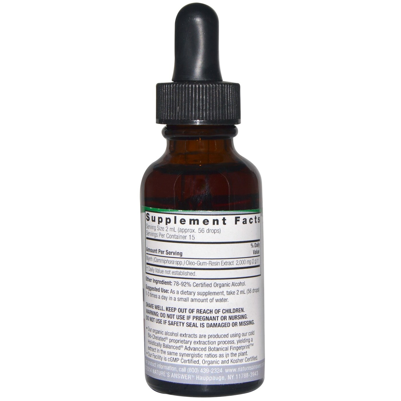 Comprar Nature's Answer, Extrato de Goma de Mirra - 30 ml - Imagem 2