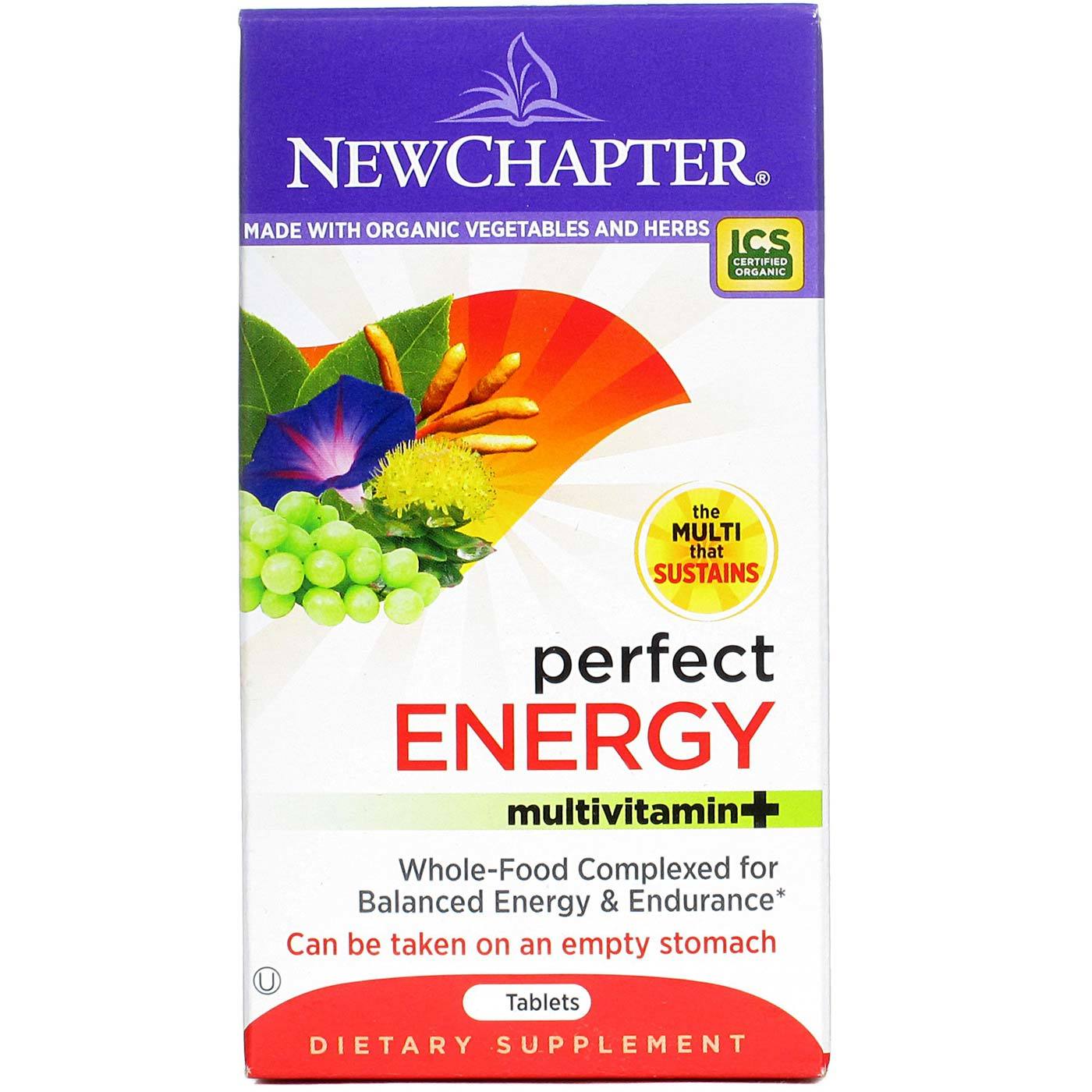 Comprar New Chapter Perfeito ENERGIA 72 Tabletes