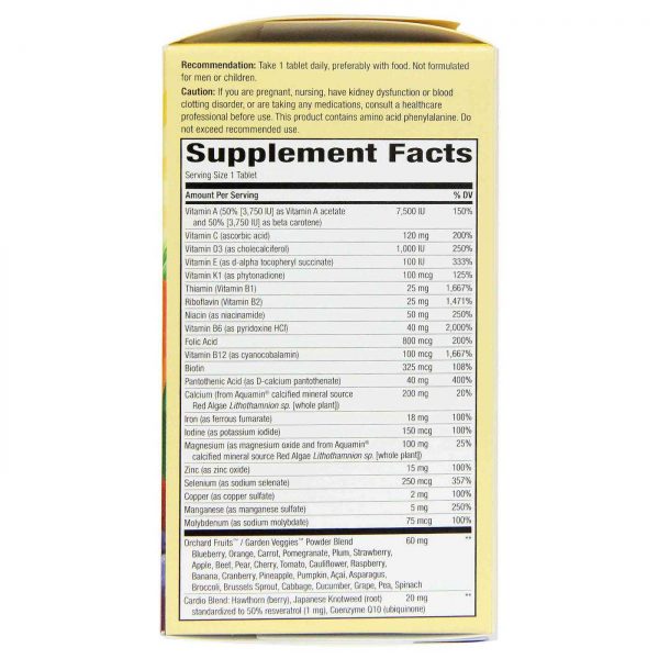 Comprar Nature's Way Alive! Multivitamínico Feminino - 60 tabletes - Imagem 4