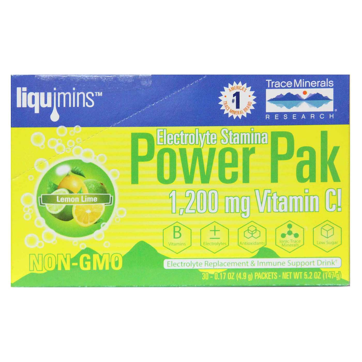 Comprar Trace Minerals Research Eletrólito Stamina Power Pak Limão Lima 32-8,9 g Pacotes