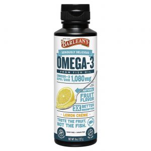 Comprar Barlean's, Creme de Limão com Óleo de Peixe Ômega-3 - 8 fl oz (227g)