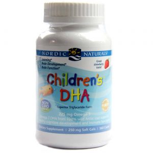 Comprar Nordic Naturals DHA Infantil 250 mg Nordic Naturals Morango 360 Cápsulas em Gel