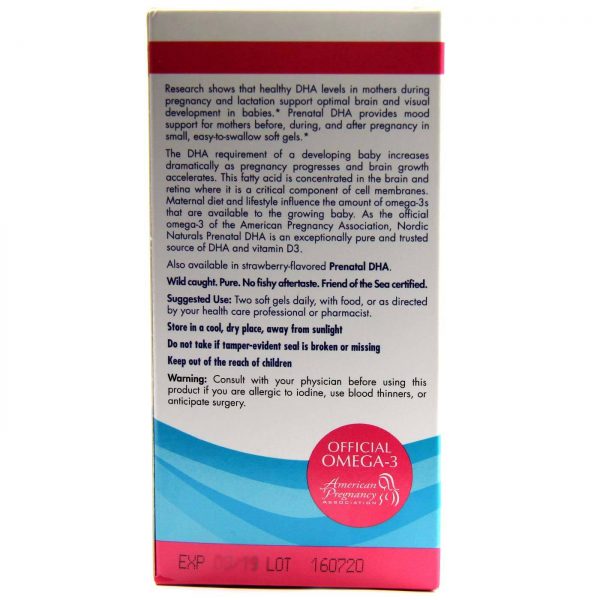Comprar Nordic Naturals, Pré-natal DHA - 180 Cápsulas em Gel - Imagem 4