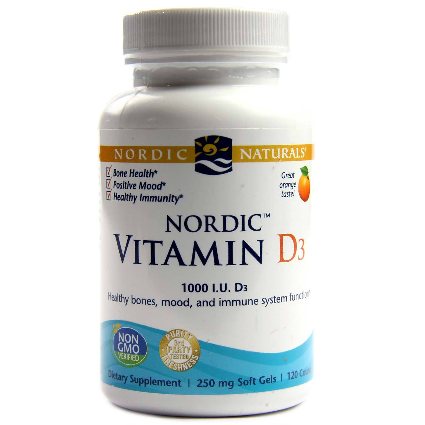 Comprar Nordic Naturals, Vitamina D3 - 120 Cápsulas