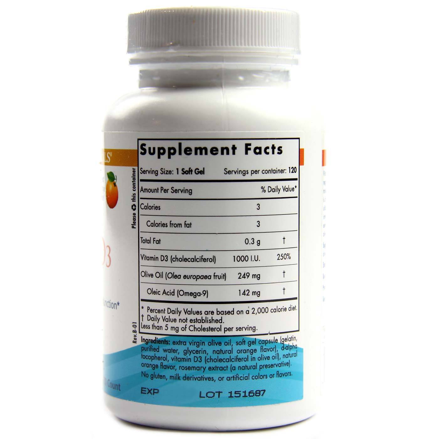 Comprar Nordic Naturals, Vitamina D3 - 120 Cápsulas - Imagem 2