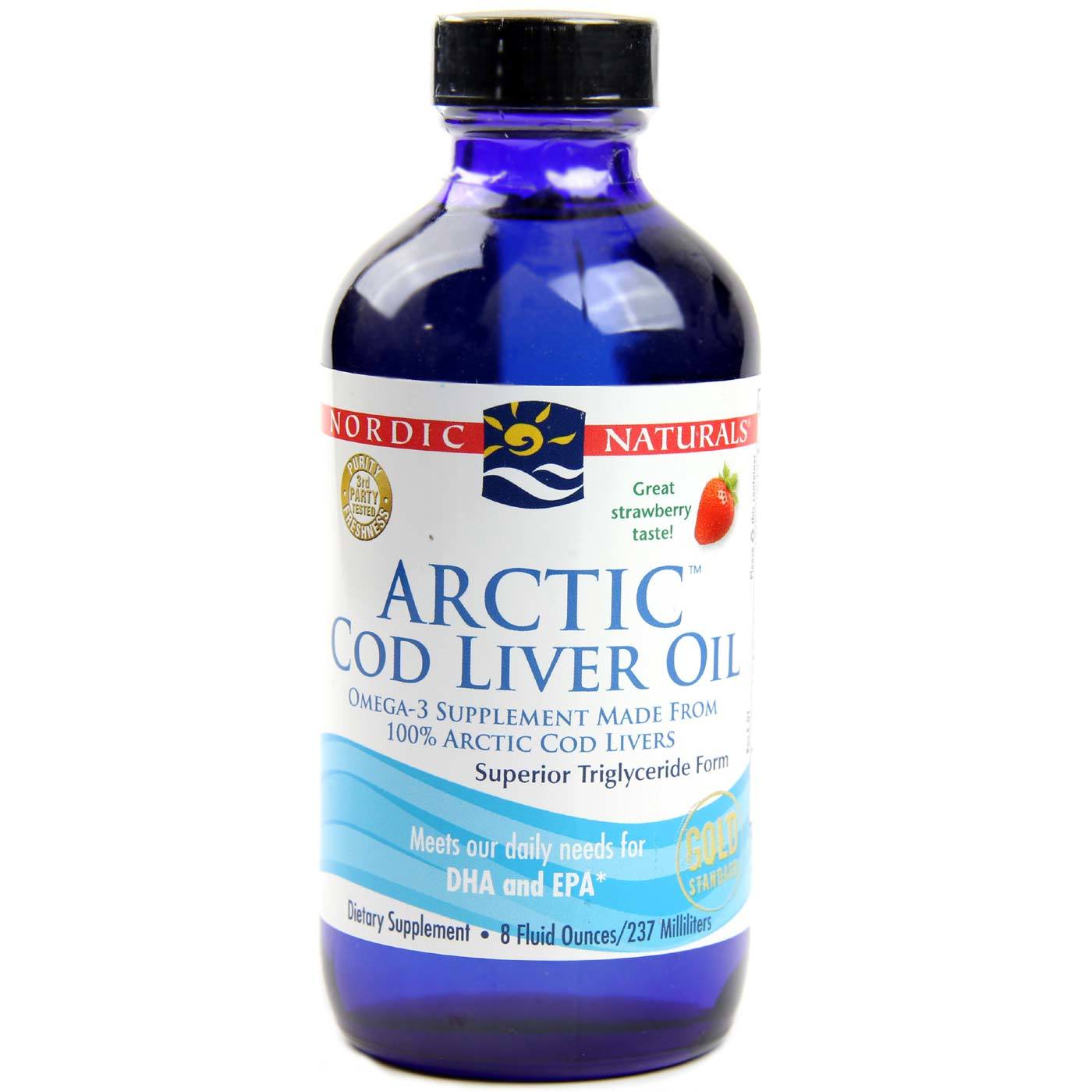 Comprar Nordic Naturals Ártico Cod Liver Oil Morango 8 fl oz