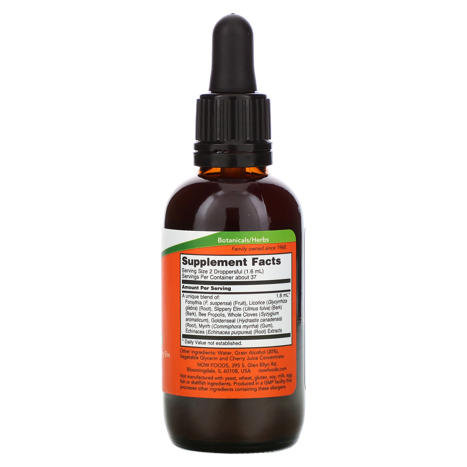 Comprar Now Foods, Extrato de Própolis Plus, 2 fl oz (60 ml) - Imagem 2