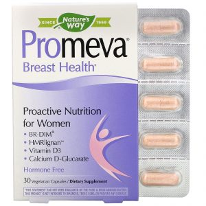Comprar Nature's Way, Promeva, Breast Health, 30 Vegetarian Capsules