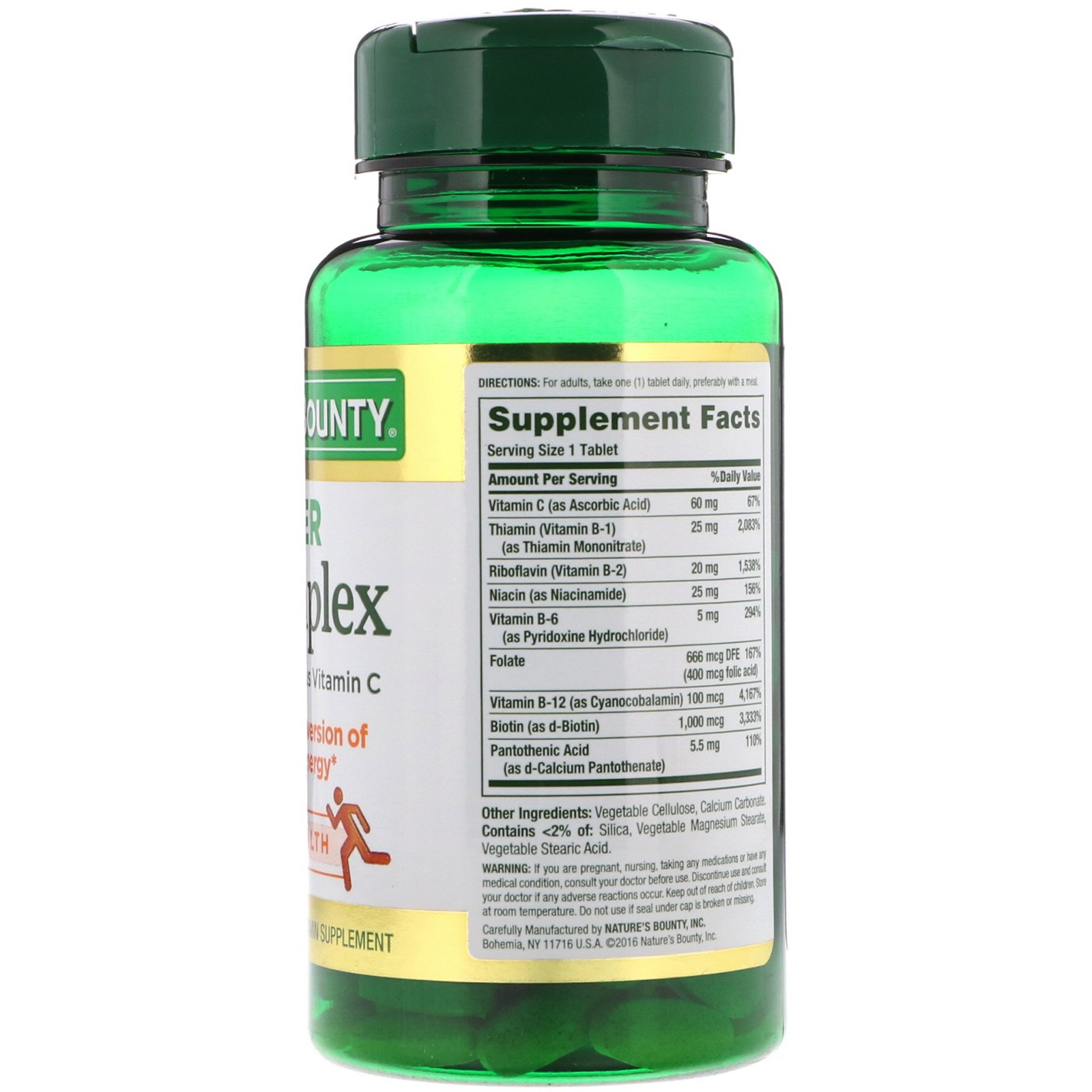 Comprar Natures Bounty Complexo Super B Com Ácido Fólico Mais Vitamina C 150 Comprimidos 9349