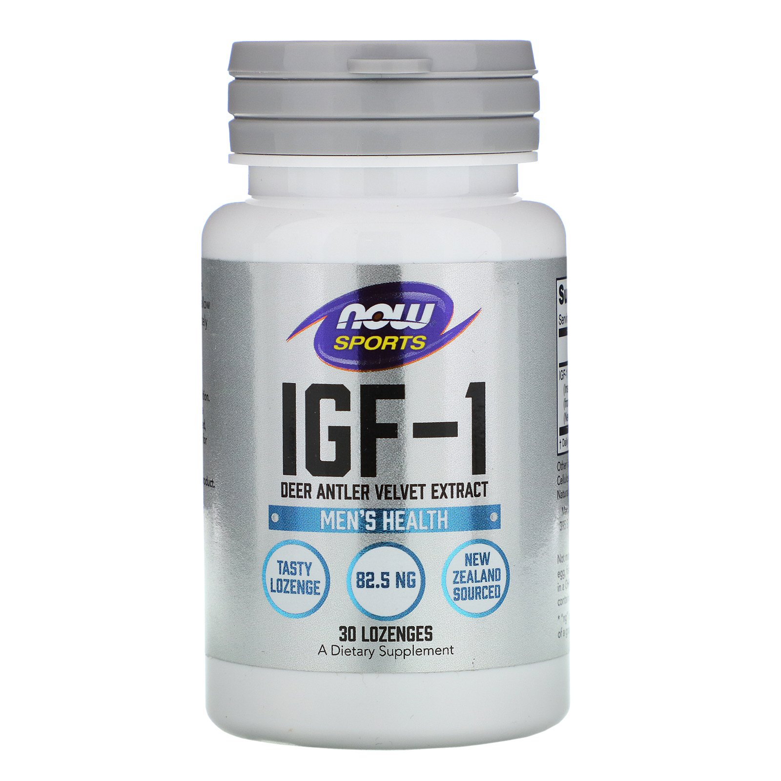 Comprar Now Foods, IGF-1, Deer Antler Velvet Extract, 30 Lozenges