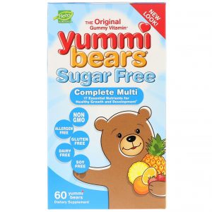 Comprar Hero Nutritional Products, Yummi Bears, Complete Multi, Sugar Free, Natural Strawberry, Orange and Pineapple Flavors, 60 Yummi Bears