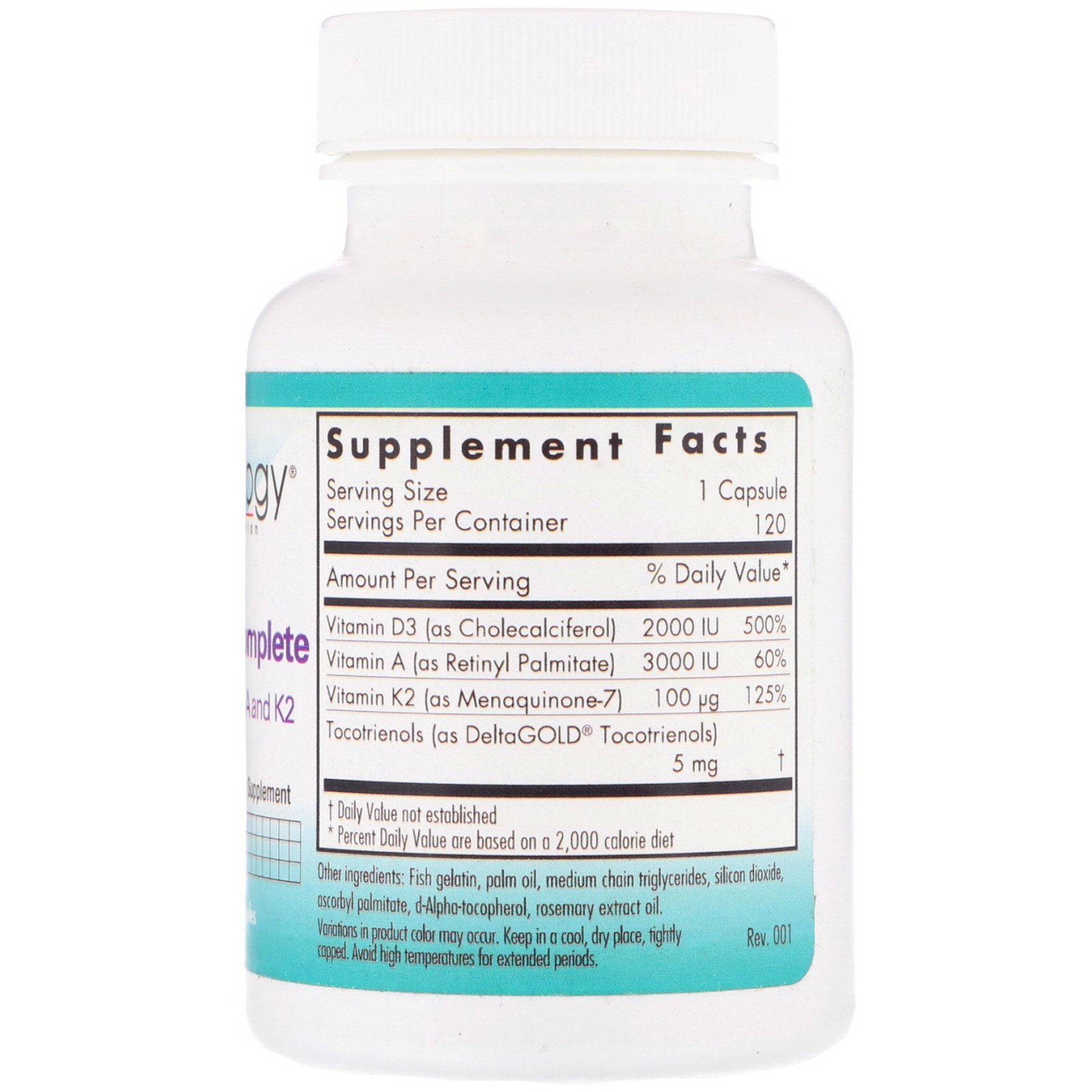 Comprar Nutricology, Vitamina D3 Completa, 120 Cápsulas Gelatinosas de Peixe - Imagem 2