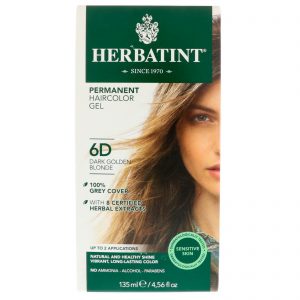 Comprar Herbatint, Tintura Permanente em Gel, 6D, Louro Dourado Escuro, 135 ml