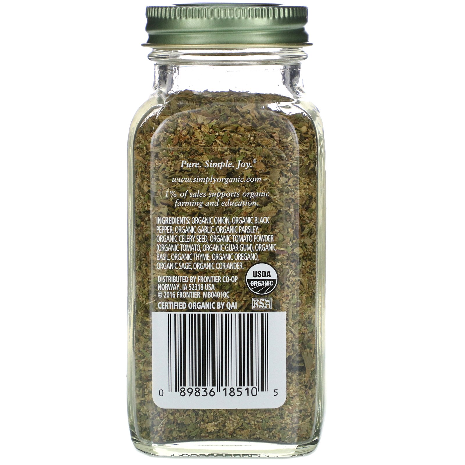 Comprar Simply Organic, Tempero Multiuso, 59 g (2,08 oz) - Imagem 2