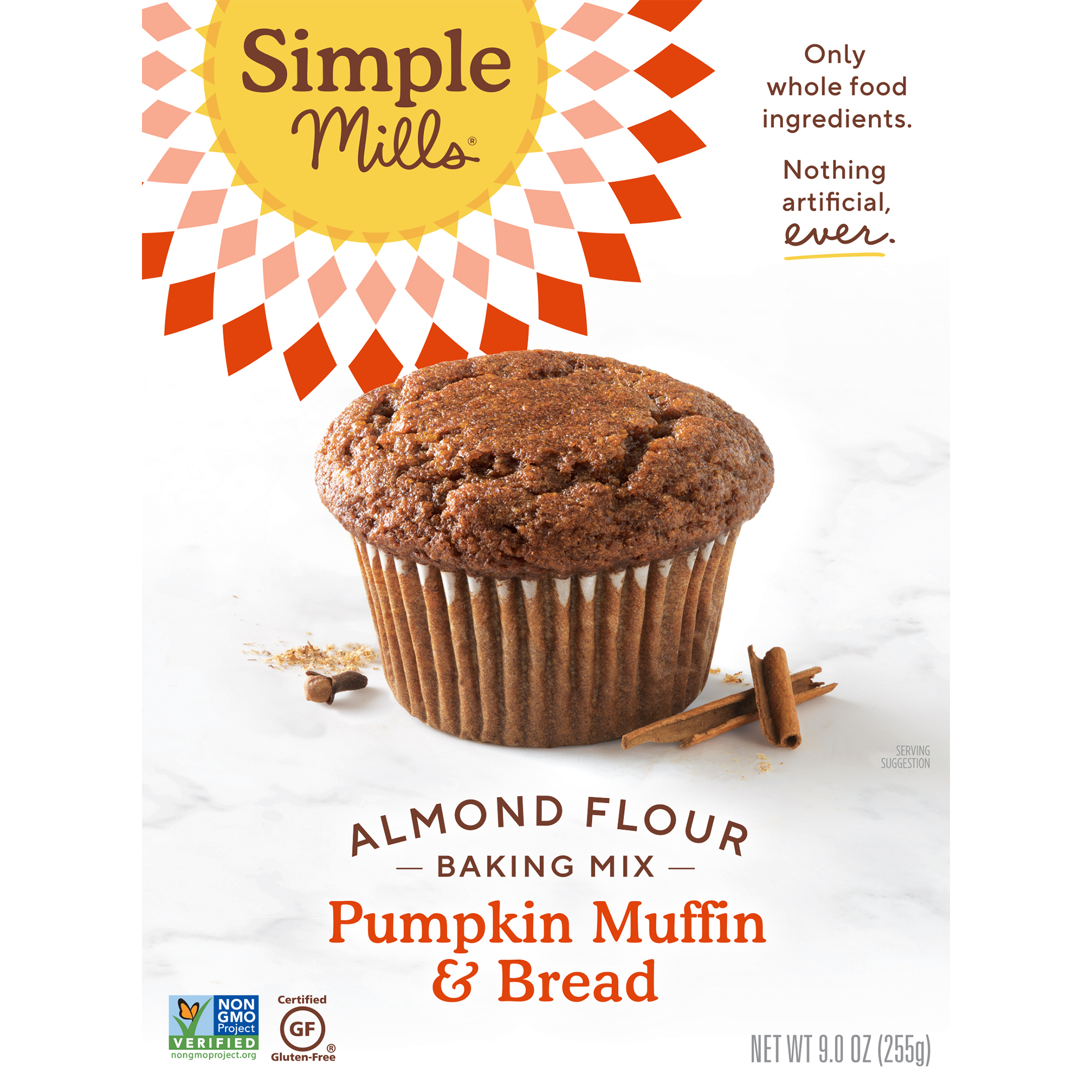 Comprar Simple Mills, Naturalmente sem glúten, Mistura de farinha de amêndoa, Muffin e pão de abóbora, 9,0 oz (255 g)