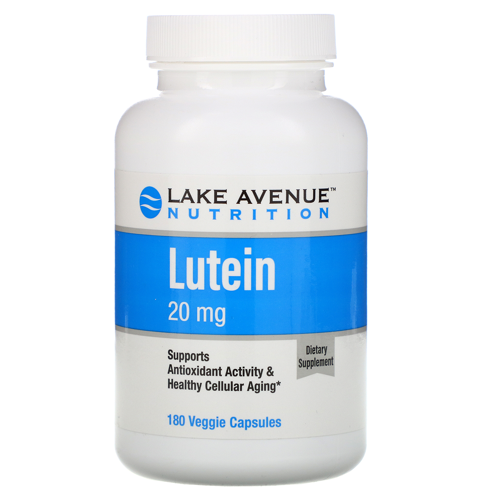 Comprar Lake Avenue Nutrition, Lutein, 20 mg, 180 Veggie Capsules