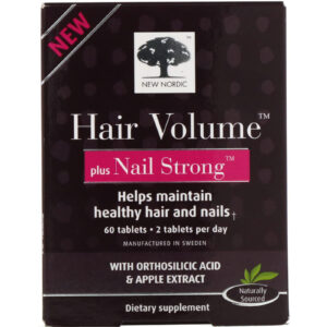 Comprar New Nordic, Hair Volume com Nail Strong, 60 Comprimidos