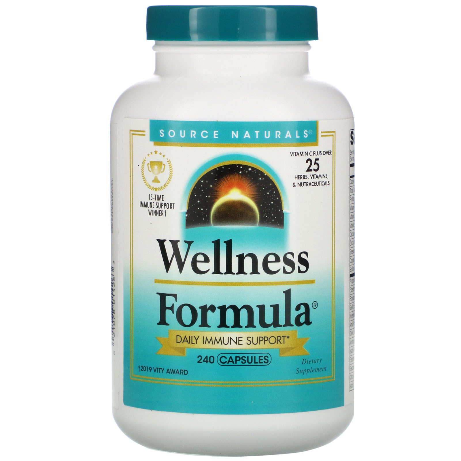 Comprar Source Naturals, Wellness Formula, Daily Immune Support, 240 Capsules