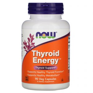 Comprar Now Foods, Thyroid Energy, 90 Cápsulas Vegetais