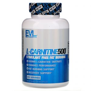 Comprar EVLution Nutrition, L-CARNITINE500, 120 Capsules