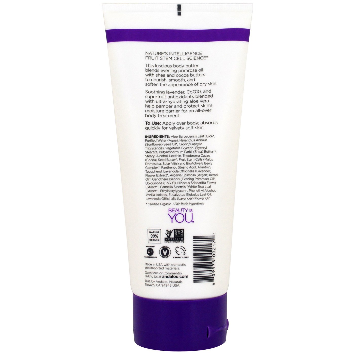 Comprar Andalou Naturals Body Butter Lavender Shea 8 onças - Imagem 2