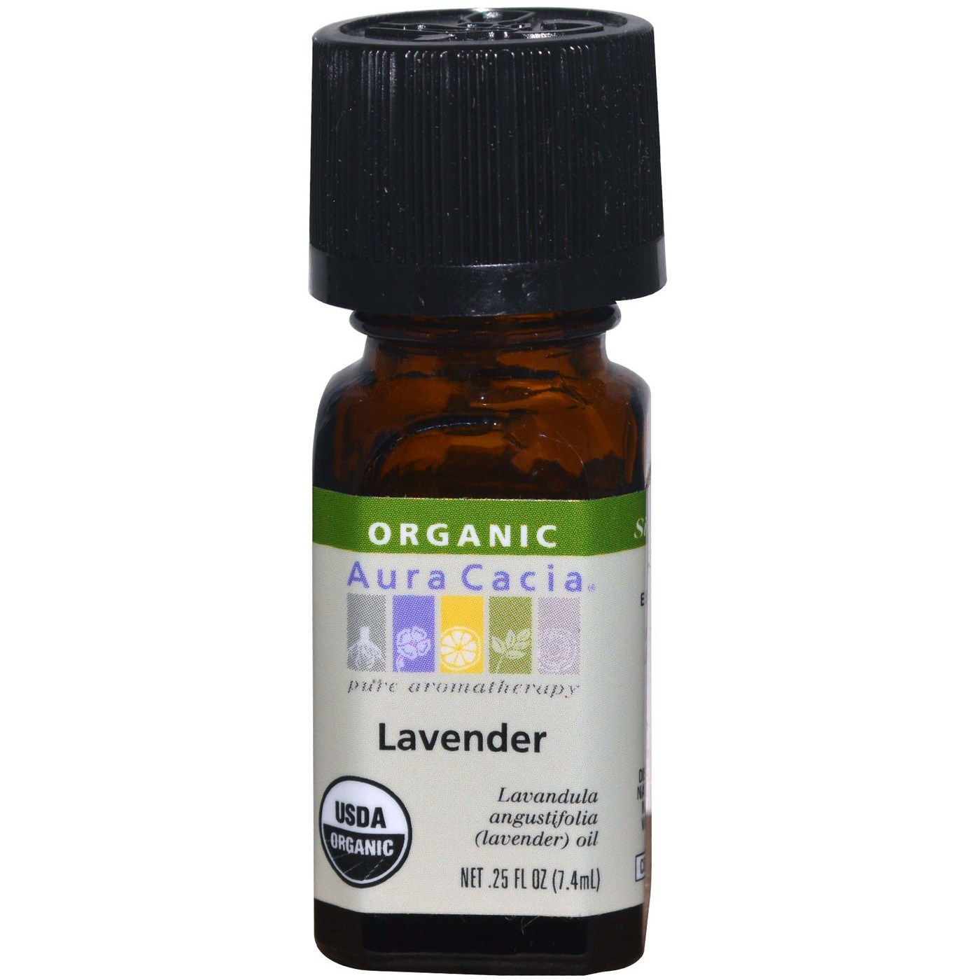 Comprar Aura Cacia, Óleo Essencial de Lavanda Orgânico - 7,4mL