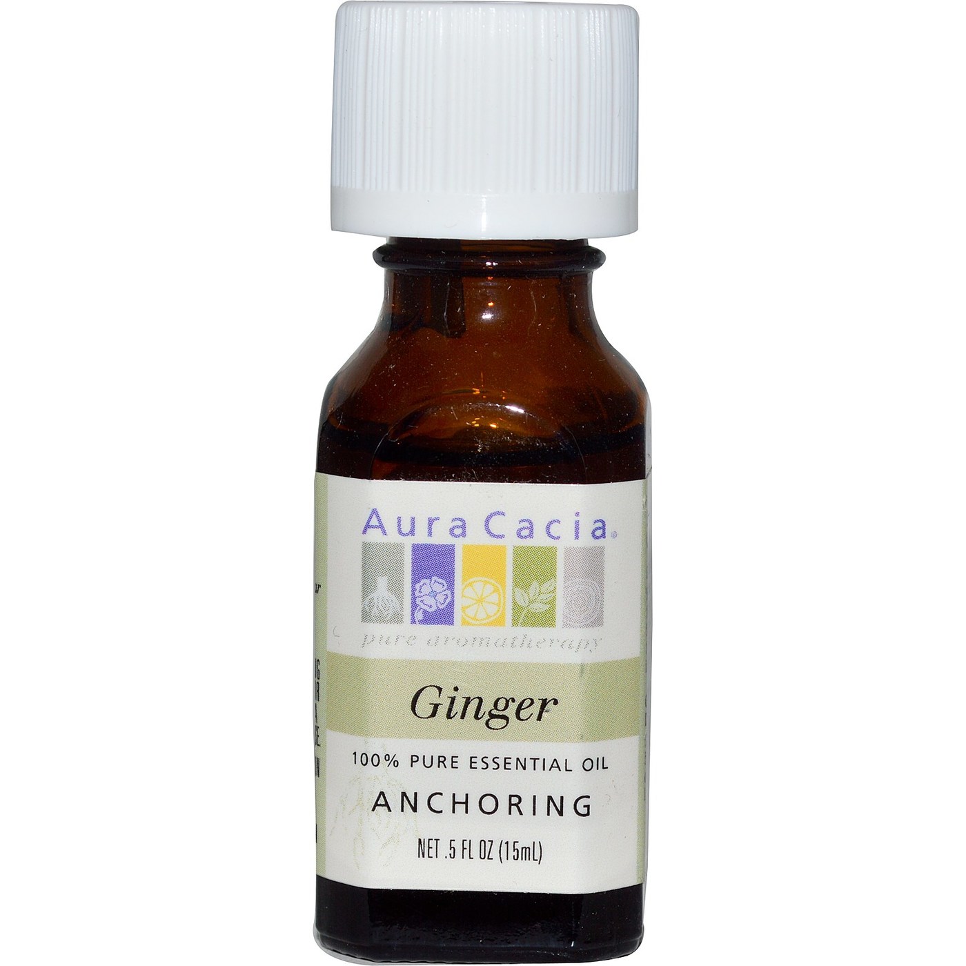 Comprar Aura Cacia Óleo Essencial Gengibre 0,5 onças