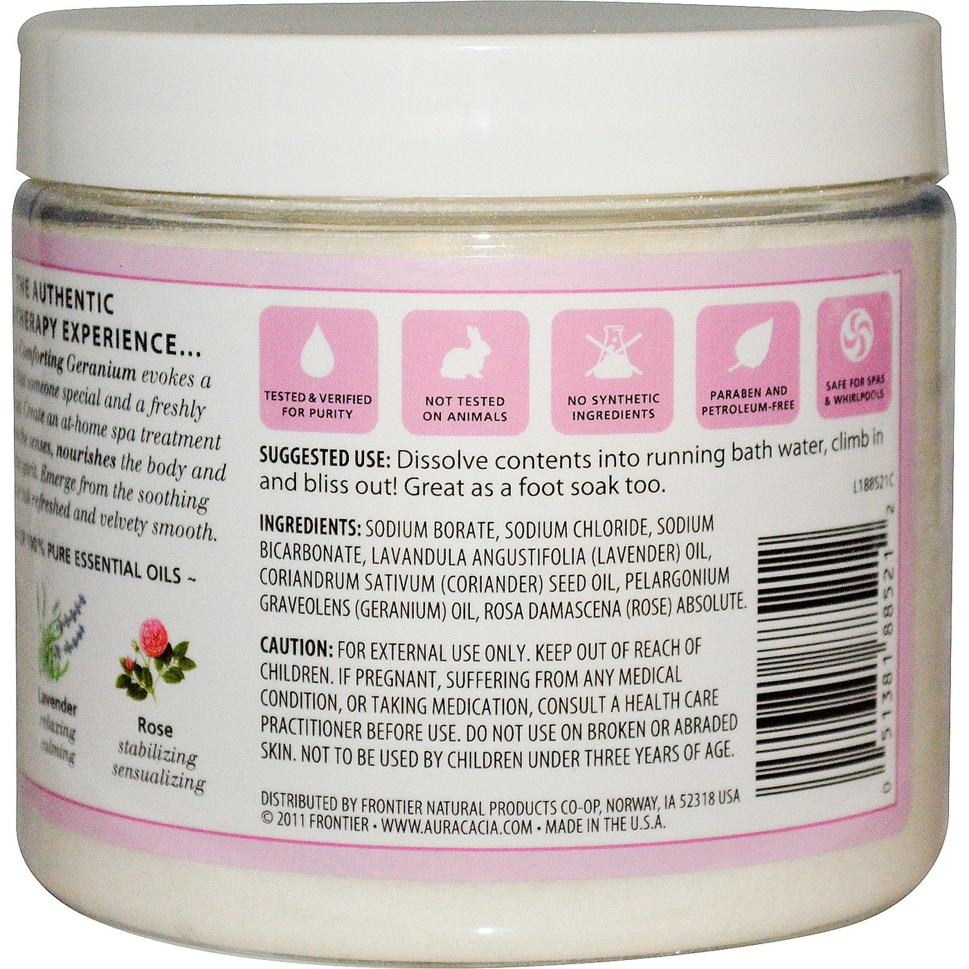 Comprar Aura Cacia Mineral Bath Heartsong 16 onças - Imagem 2