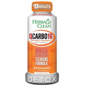 Comprar Herbal Clean, QCarbo 16™ Detox da Pele, Laranja - 473 ml