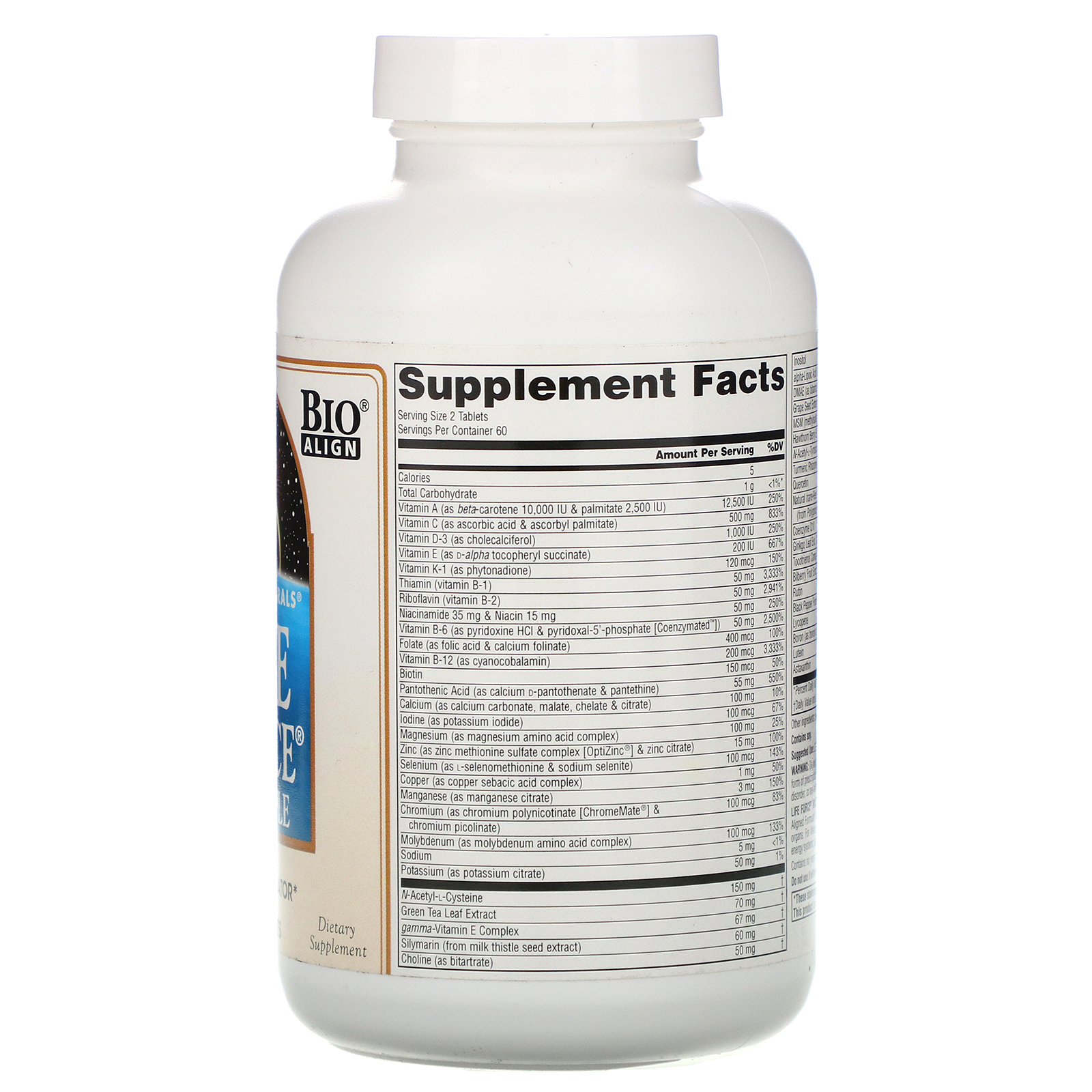Comprar Source Naturals, Life Force Multiple, Sem Ferro, 120 Comprimidos - Imagem 3