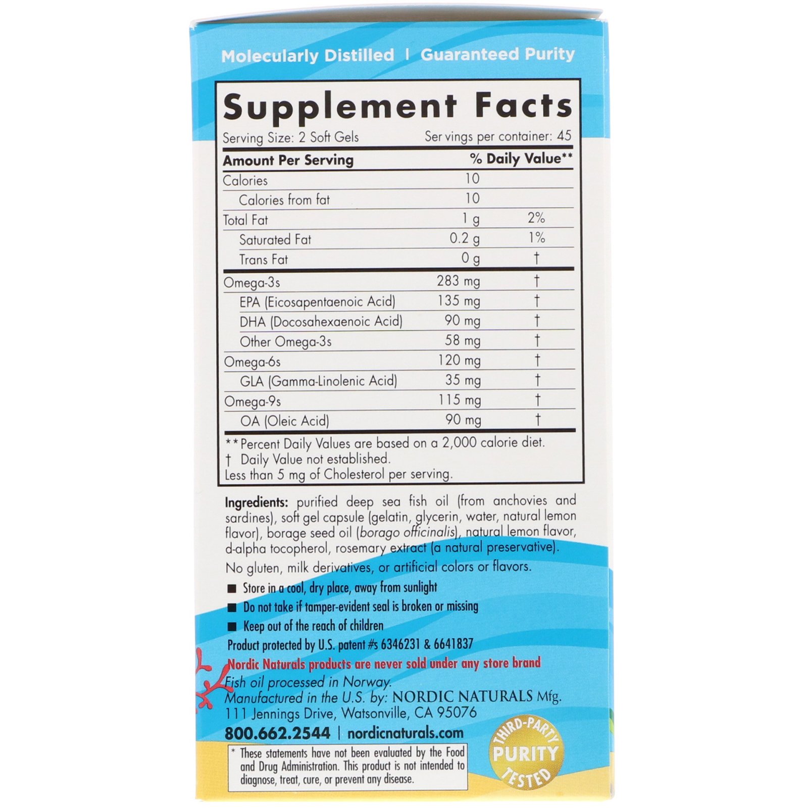 Comprar Nordic Naturals, Complete Omega Junior, Ages 6-12, Lemon, 283 mg, 90 Mini Soft Gels - Imagem 2