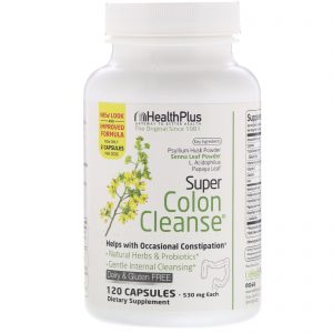 Comprar Health Plus, Super Colon Cleanse, 530 mg, 120 Capsules