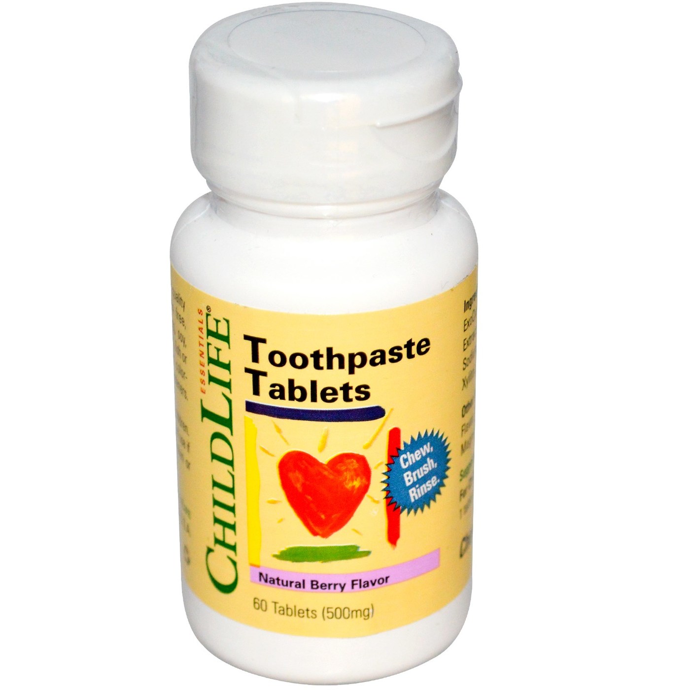 Comprar ChildLife, Comprimidos de Pasta de Dente - 60 Comprimidos