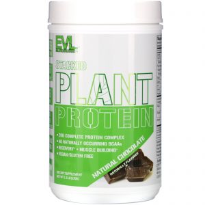 Comprar EVLution Nutrition, Stacked Plant Protein, Natural Chocolate, 1.5 lb (670 g)
