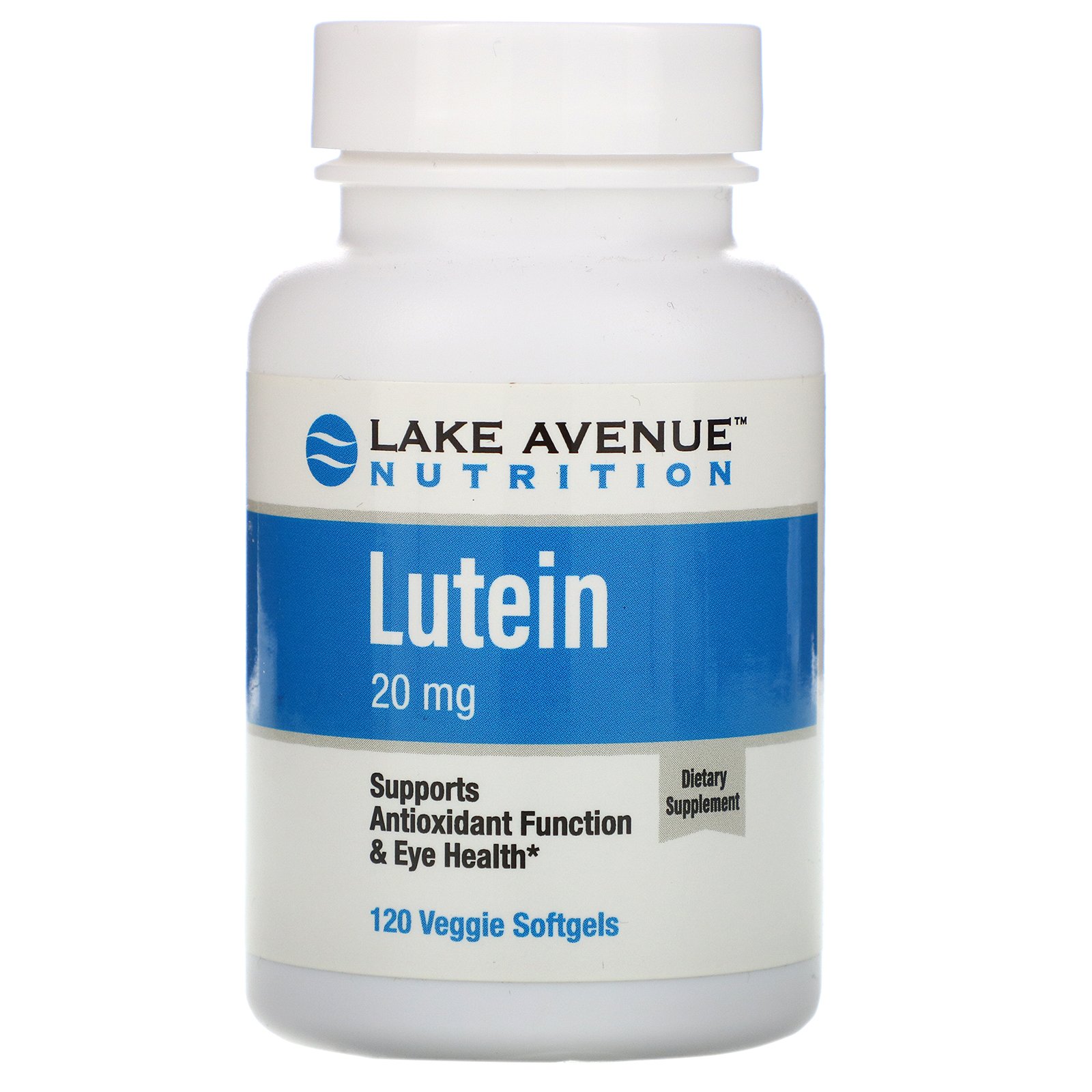 Comprar Lake Avenue Nutrition, Luteína, 20 mg, 120 Cápsulas Gelatinosas Vegetais