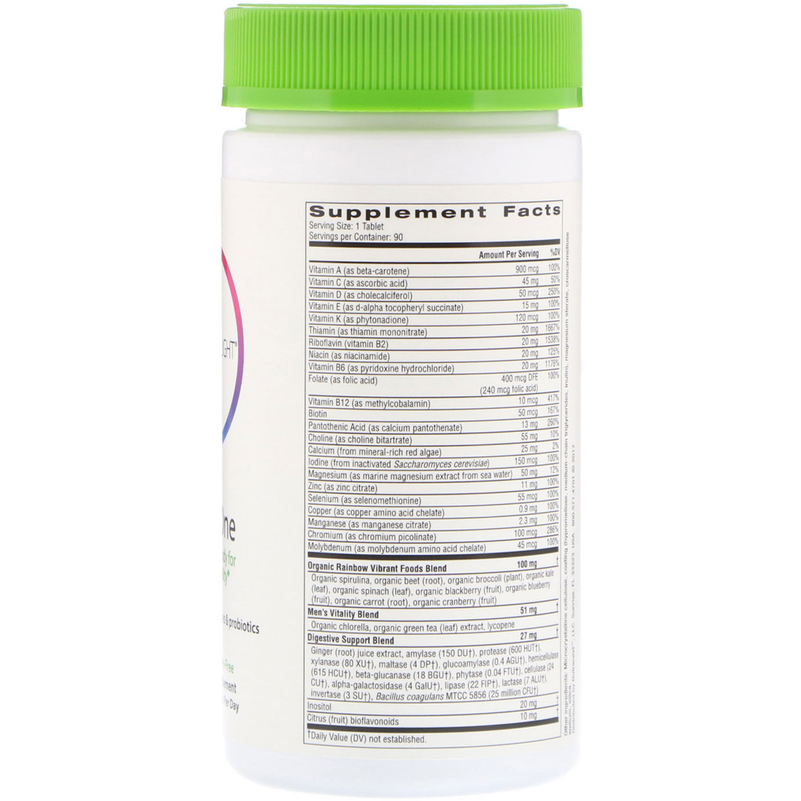 Comprar Rainbow Light, Men's One, 90 Comprimidos - Imagem 2