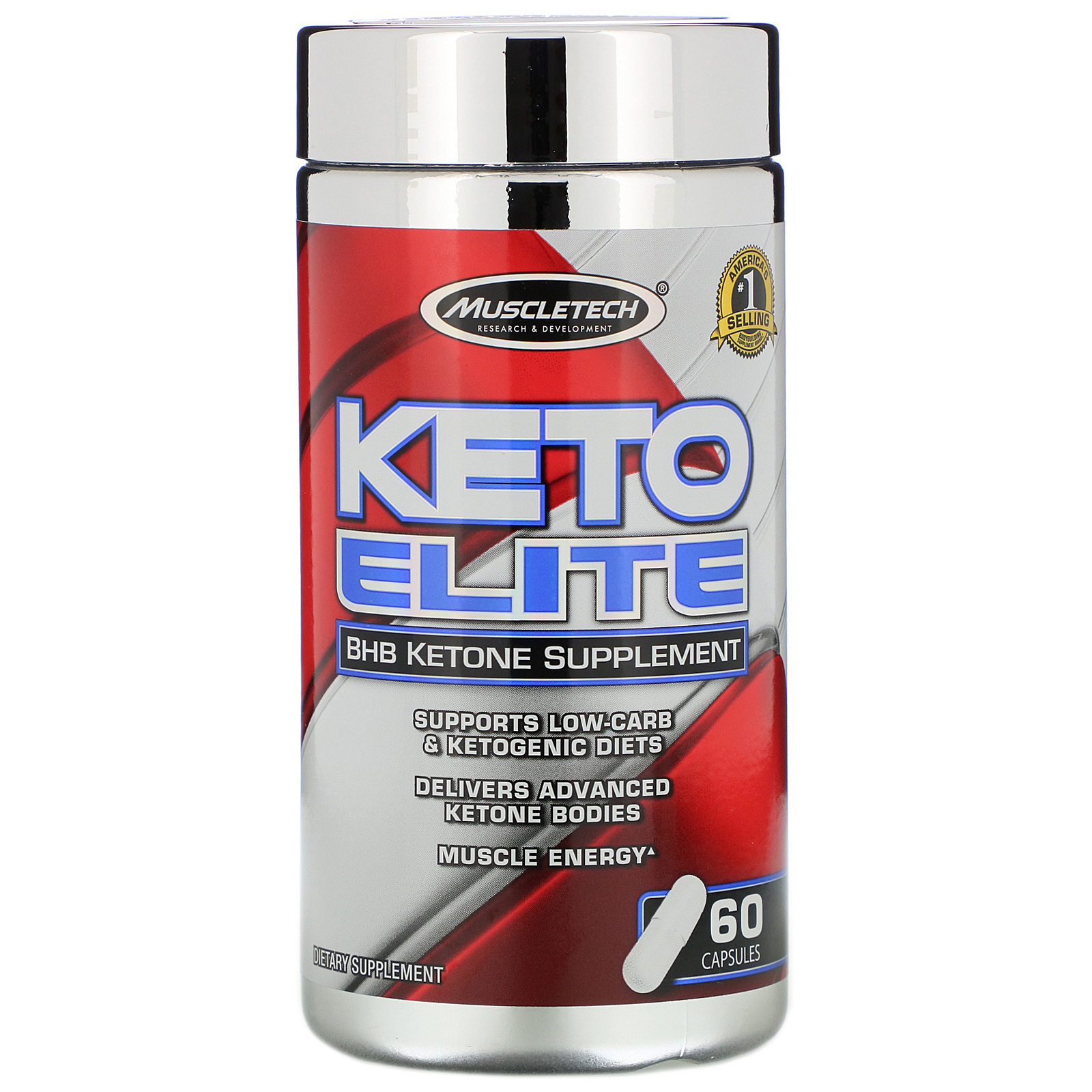 Comprar Muscletech, Keto Elite, BHB Ketone Supplement, 60 Capsules