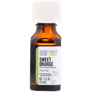 Comprar Aura Cacia, Pure Essential Oil, Sweet Orange, .5 fl oz (15 ml)