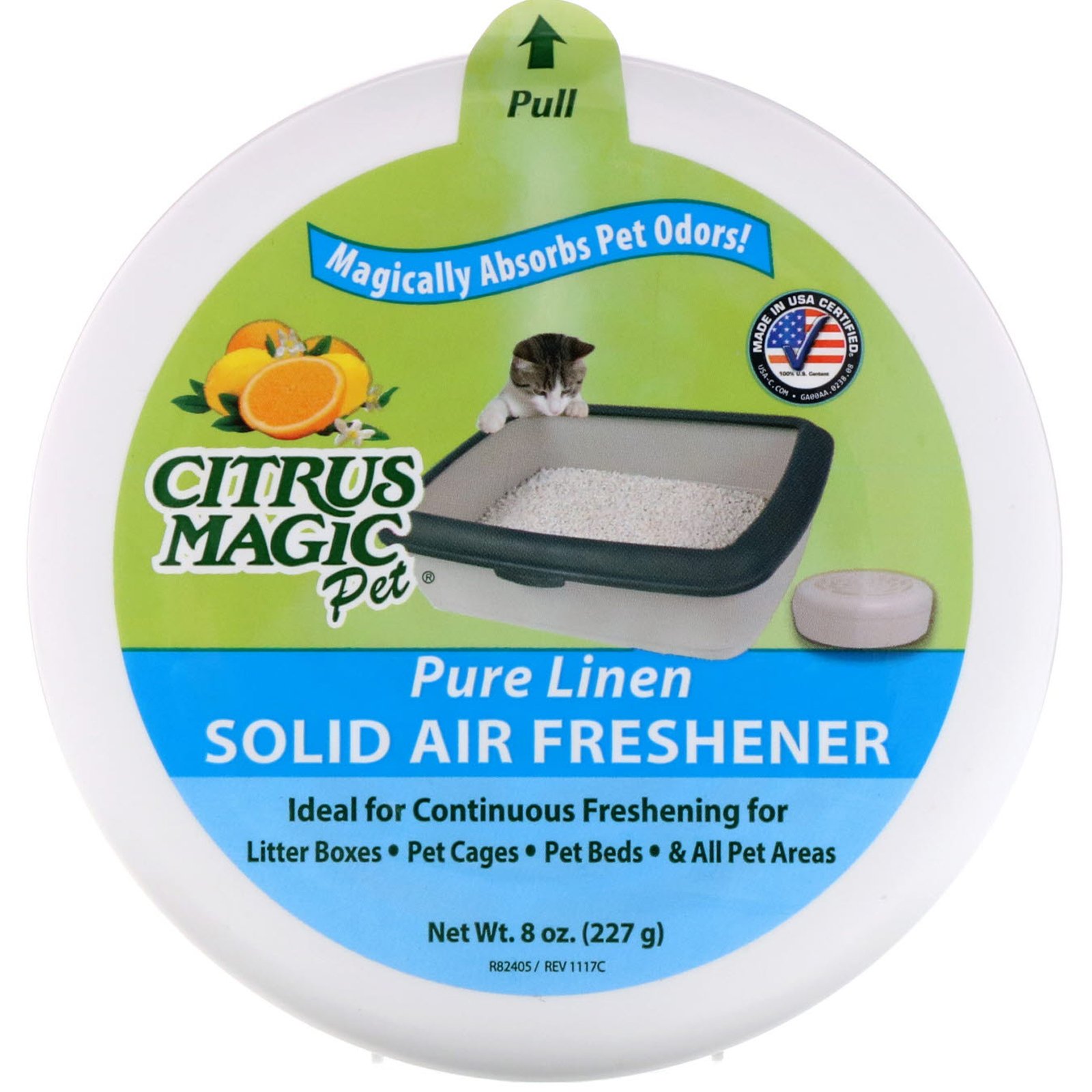 Comprar Citrus Magic, Odorizador Sólido, Linho Puro, 8 oz (227 g)