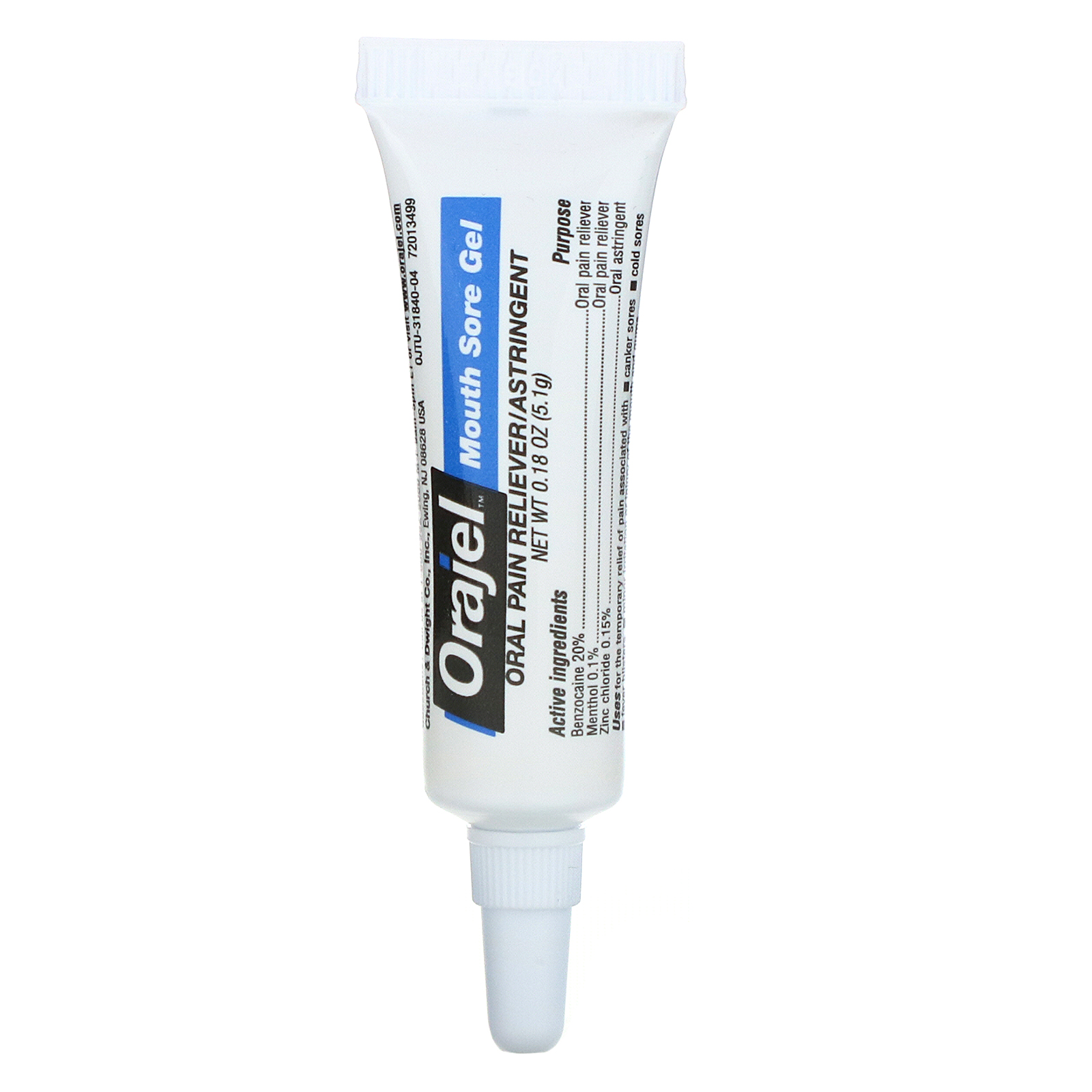 Comprar Orajel, Instant Pain Relief Gel, 3X Medicated For All Mouth Sores, 0.18 oz (5.1 g) - Imagem 3