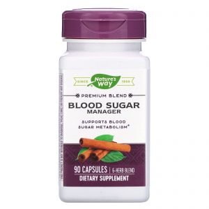Comprar Nature's Way, Blood Sugar Manager, 90 Capsules