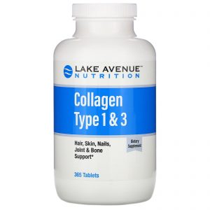 Comprar Lake Avenue Nutrition, Hydrolyzed Collagen Type 1 & 3, 1,000 mg, 365 Tablets