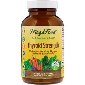 Comprar MegaFood, Thyroid Strength, 90 Comprimidos