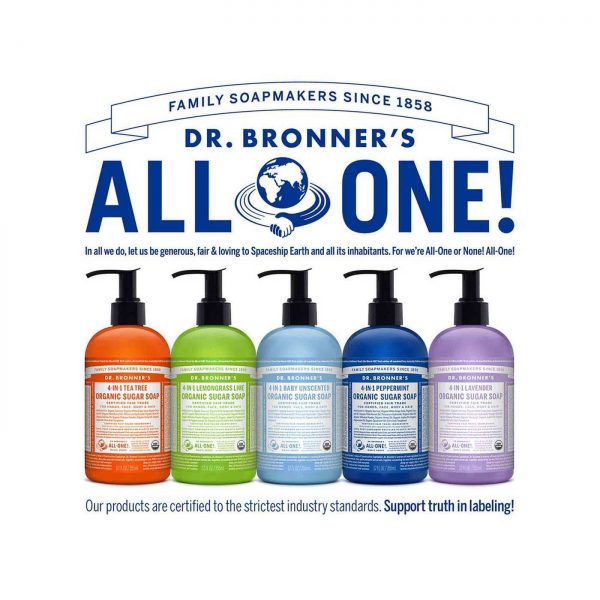 Comprar Dr Bronner Orgânico Shikakai Soap Hortelã-pimenta 12 fl oz - Imagem 8