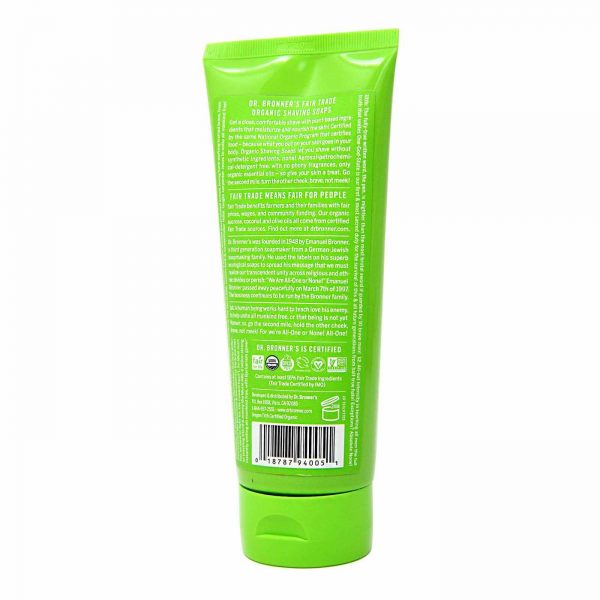 Comprar Dr Bronner Orgânico Shaving Gel Limãograss Lima 7 fl oz - Imagem 4