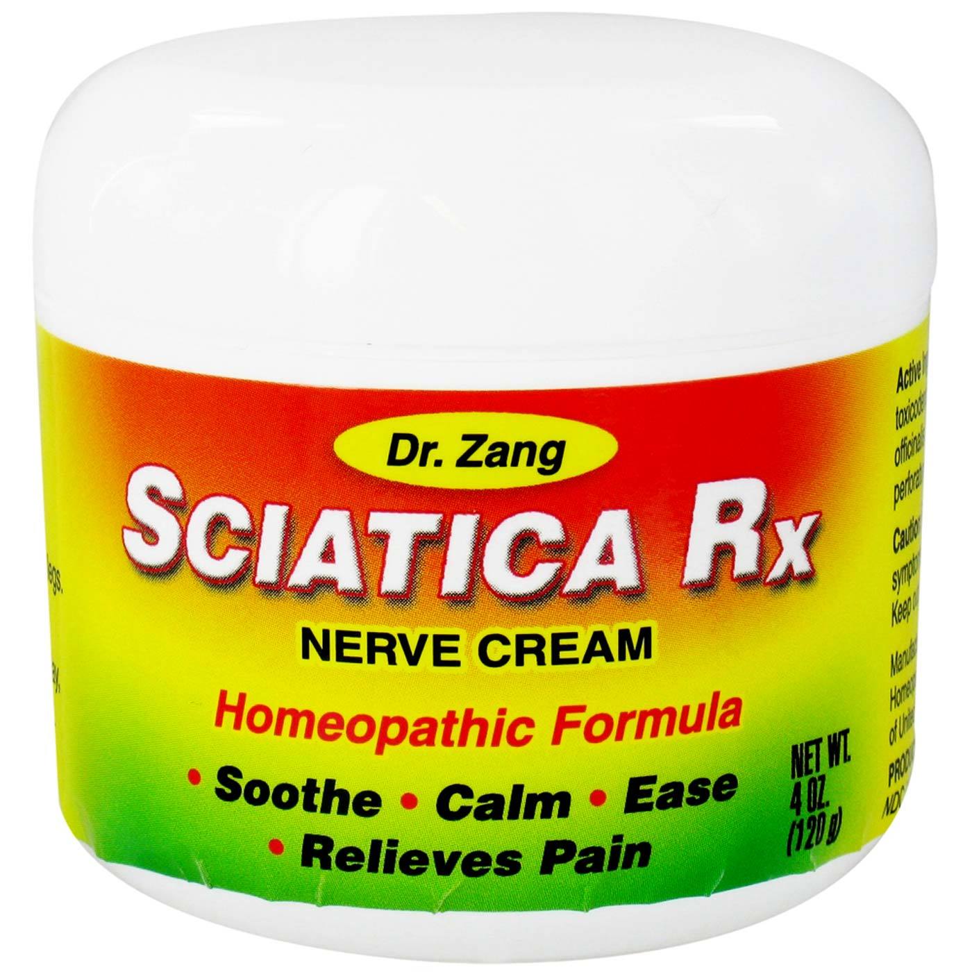 Comprar Dr. Zang Homeopathic Ciática Rx Nerve Creme 4 oz