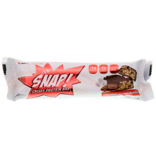 Comprar OOH Snap!, Barra de Proteínas Crocante, Manteiga de Amendoim e Chocolate, 7 Barras de Proteínas, 46 g (1,62 oz) Cada - Imagem 4